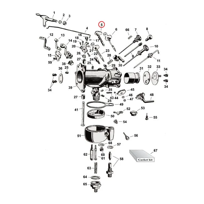Air Intake Shaft, Screws Harley-Davidson