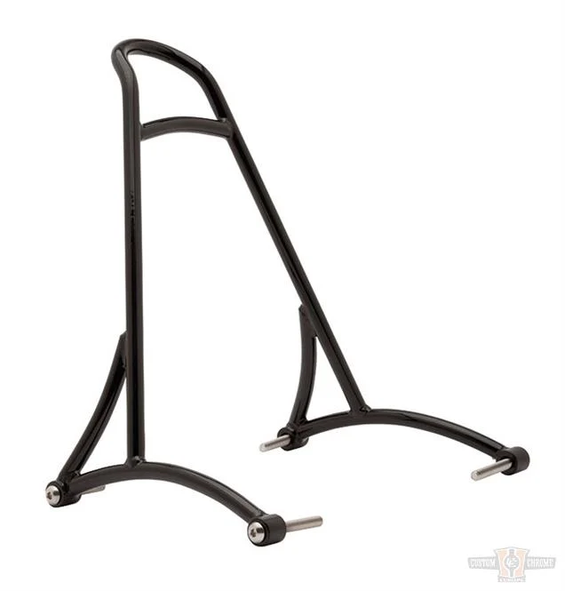 Burly, Sissy Bar, One-Piece , Early XL, Short, 8.25"x12.5"x17.75", Koolzwart Harley-Davidson