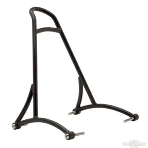 Burly, Sissy Bar, One-Piece , Early XL, Short, 8.25"x12.5"x17.75", Koolzwart Harley-Davidson