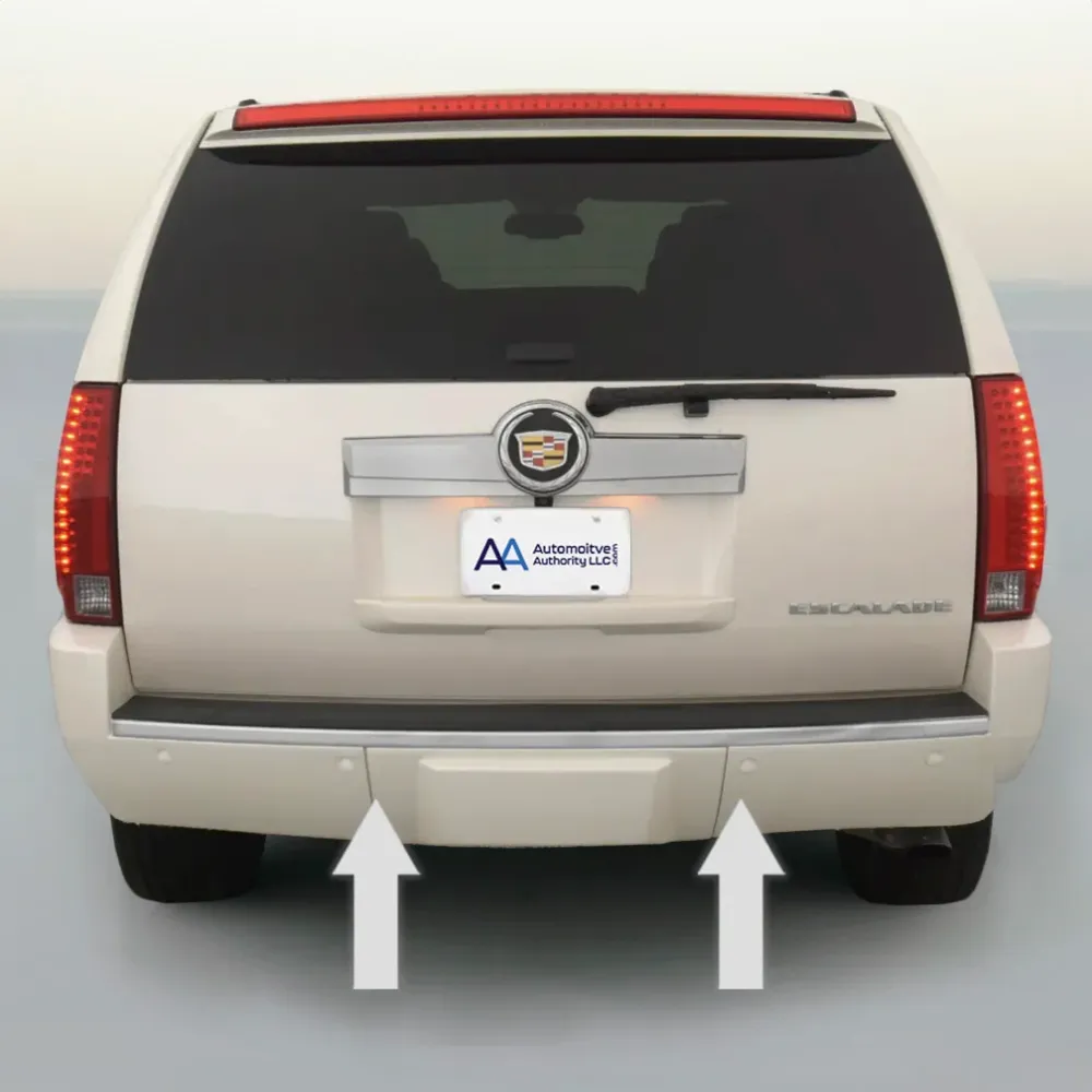 2007-2014 Cadillac Escalade Verchroomd Rear Bumper Trim Molding
