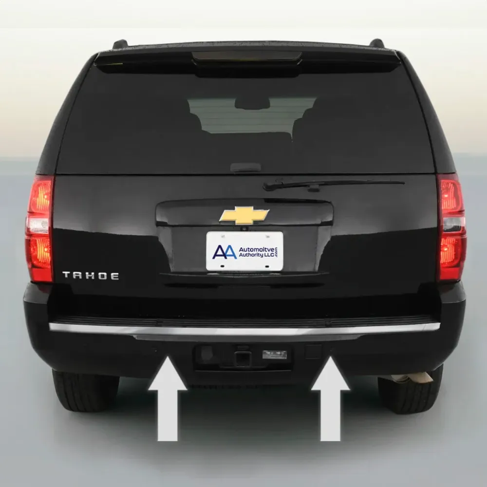 2007-2014 Chevy Tahoe/Suburban Chroom Rear Bumper Trim Molding