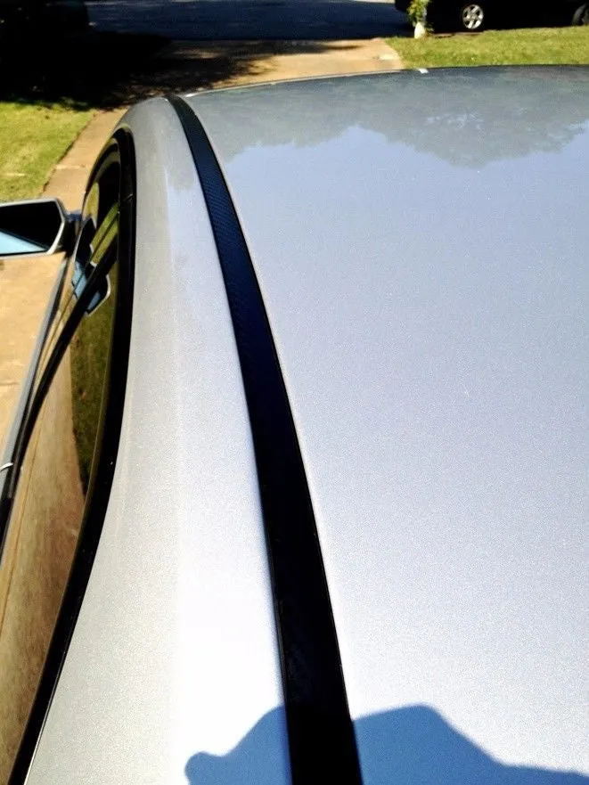 Professionele Kwaliteit 2015-2017 Chrysler 200 Zwart Roof Top Trim Molding Kit
