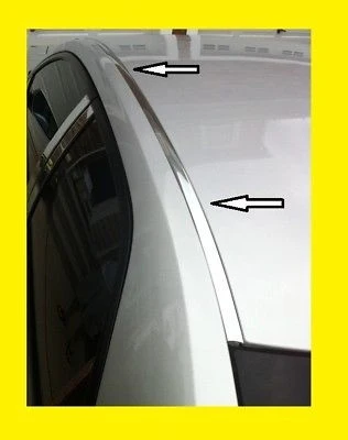 Transparante 1996-2002 Mercedes-Benz E Class Chroom Roof Top Trim Molding Kit