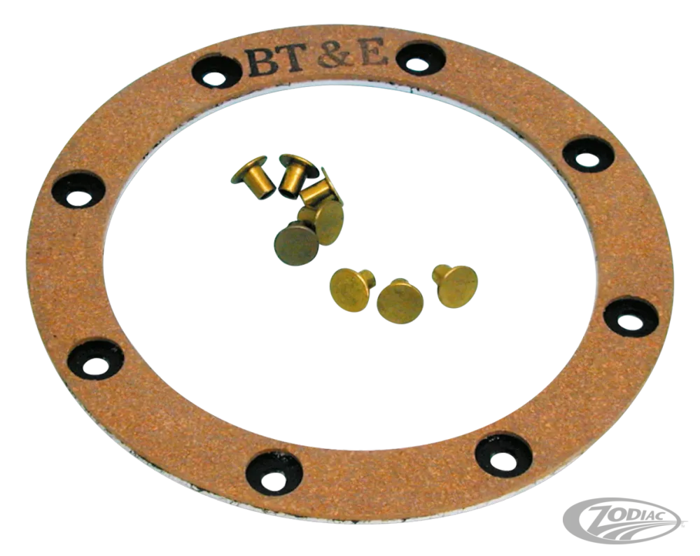Clutch hub liner/Backing plate w/rivets Harley-Davidson voor hoge belasting