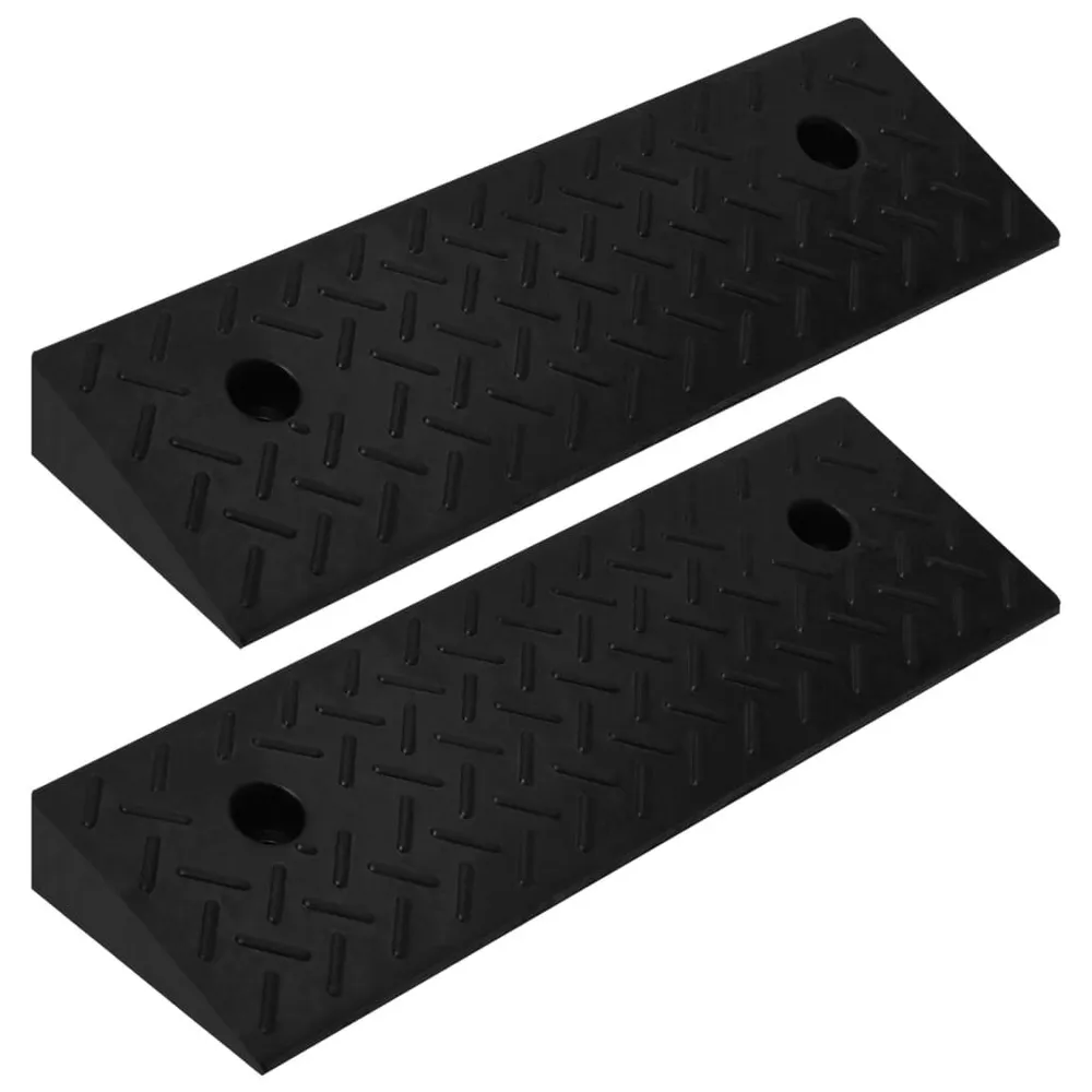 Oprijhulpen 2 st 50x17,5x5 cm gummi