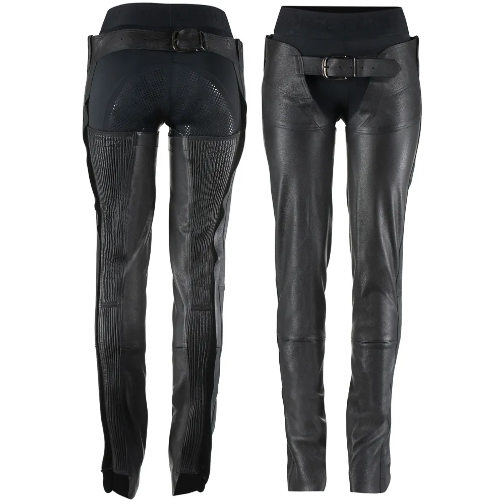 Blake Leather Full Chaps Koolzwart S