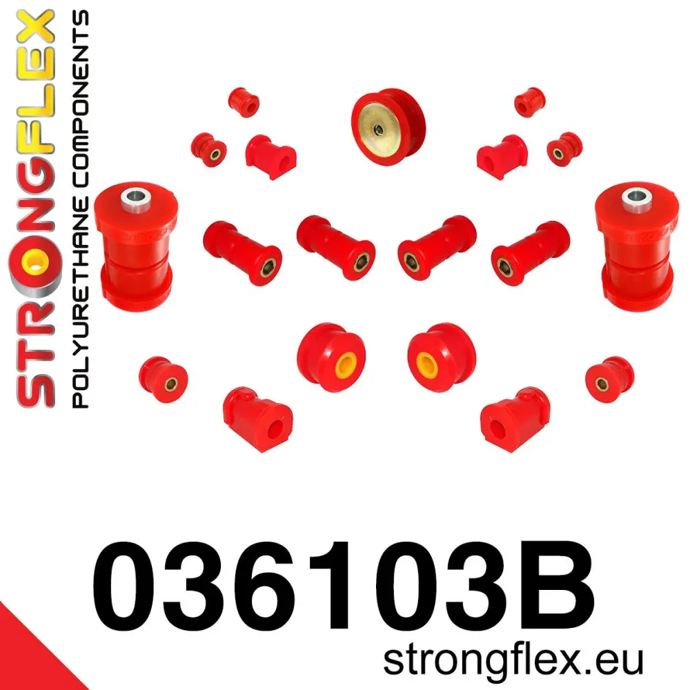 Full suspension bush kit - BMW > Serie 3 > II E30 Heavy Duty constructie