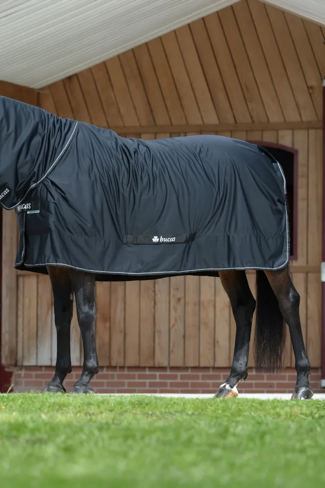 Shamrock Power Rug Full Neck Black/Silver 140