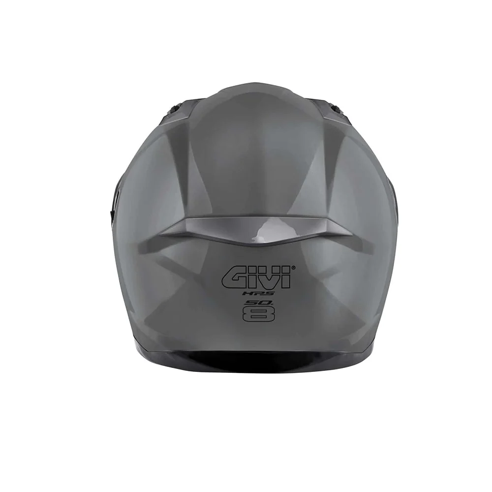 Verende bladveer GIVI 50.8 Moto Ligero Integral Casco Gris Sólido