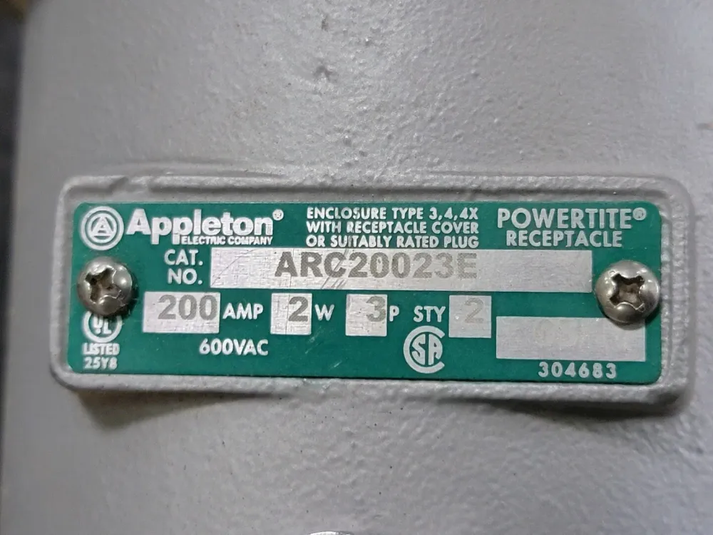200A 600VAC Pin and Sleeve Connector Body ARC20023E met keramische isolator