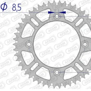 Corona AFAM aluminio ultraligera autolimpiable 72102 - Paso 428
