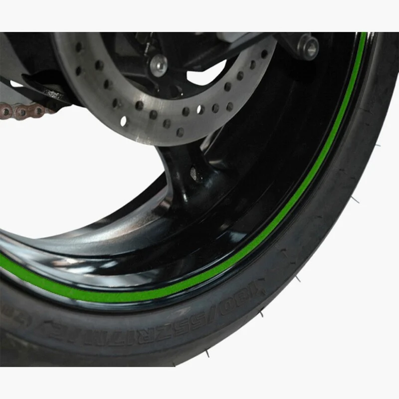 Adhesivo para llantas V PARTS 6m x 7mm verde reflectante voor bumper achterruit