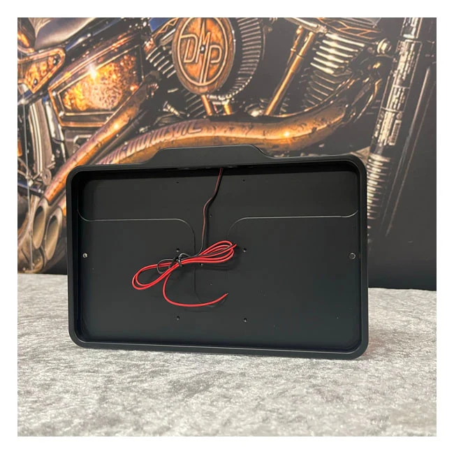 Sport DMP, Marco De Matrícula 5.0 Fr. Solo Luz De Matrícula Ma Para Harley Davidson