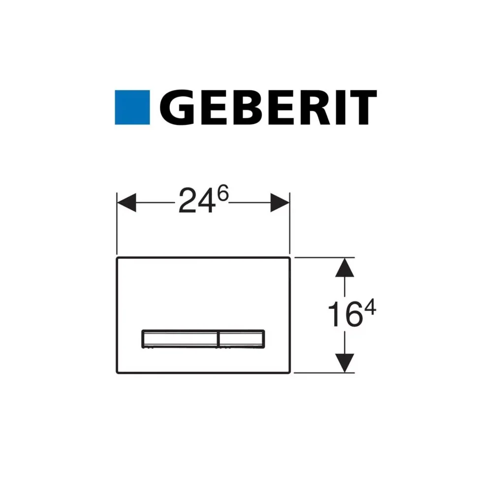 Geberit Sigma 50 Drive Plate Chrome Hoogglans