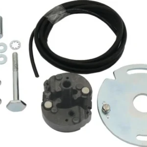 Advance Unit Without Points and Condenser Harley-Davidson zwarte poedercoating