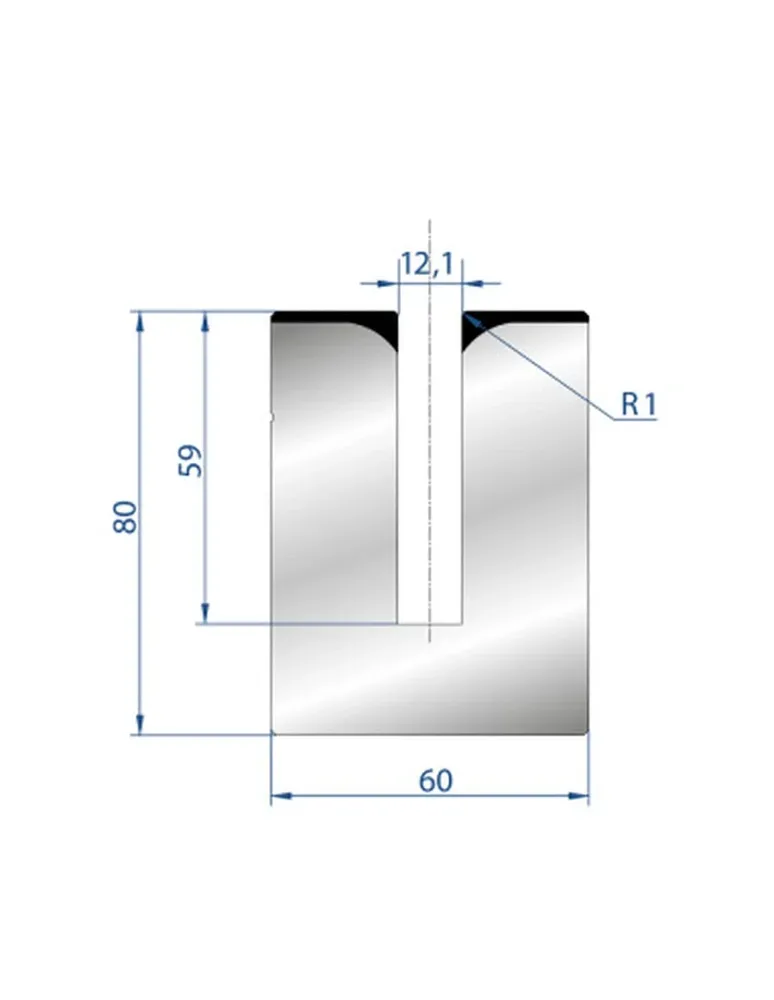Part No. 3178 @ 805mm 24 Degree Hemming Die (Segmented)