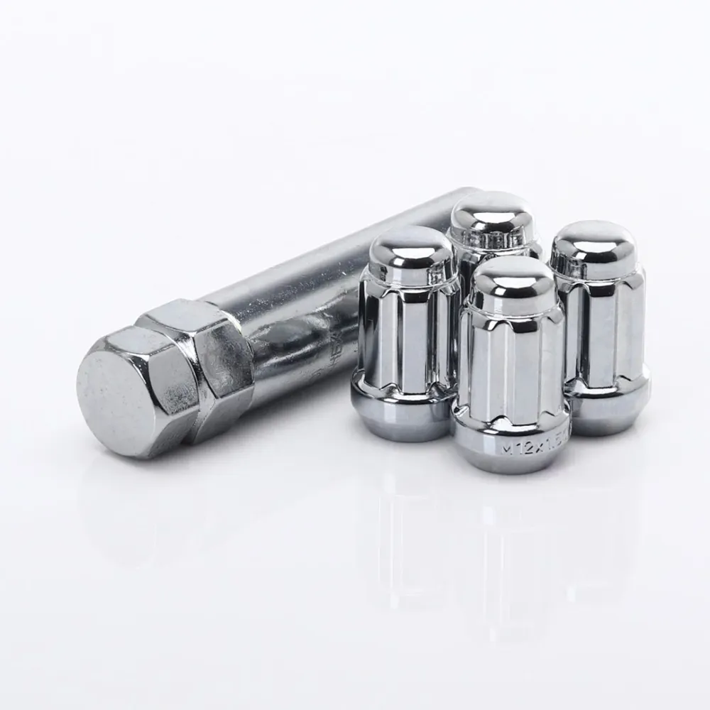 Locking Nuts JR ATN1 Chroom - Anti-theft M12x1.5 (Set 4)