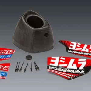Kit recambio tapa YOSHIMURA carbono RS-12 met batterij-backup