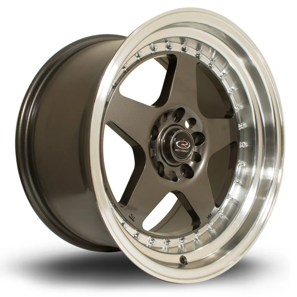 Rota Kyusha 17x9.5" 5x114.3 ET0, Gunmetal met Diefstalgarantie