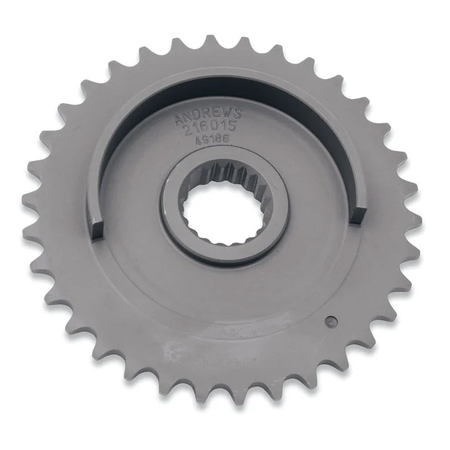 Andrews, Cam Driven Gear. 34T Harley Davidson | Gegalvaniseerd | Corrosiebestendig