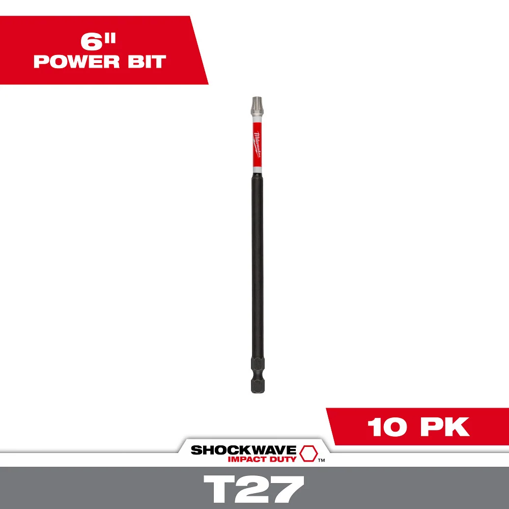 Milwaukee Tools 6" T27 Impact Driver Bit 48-32-4847