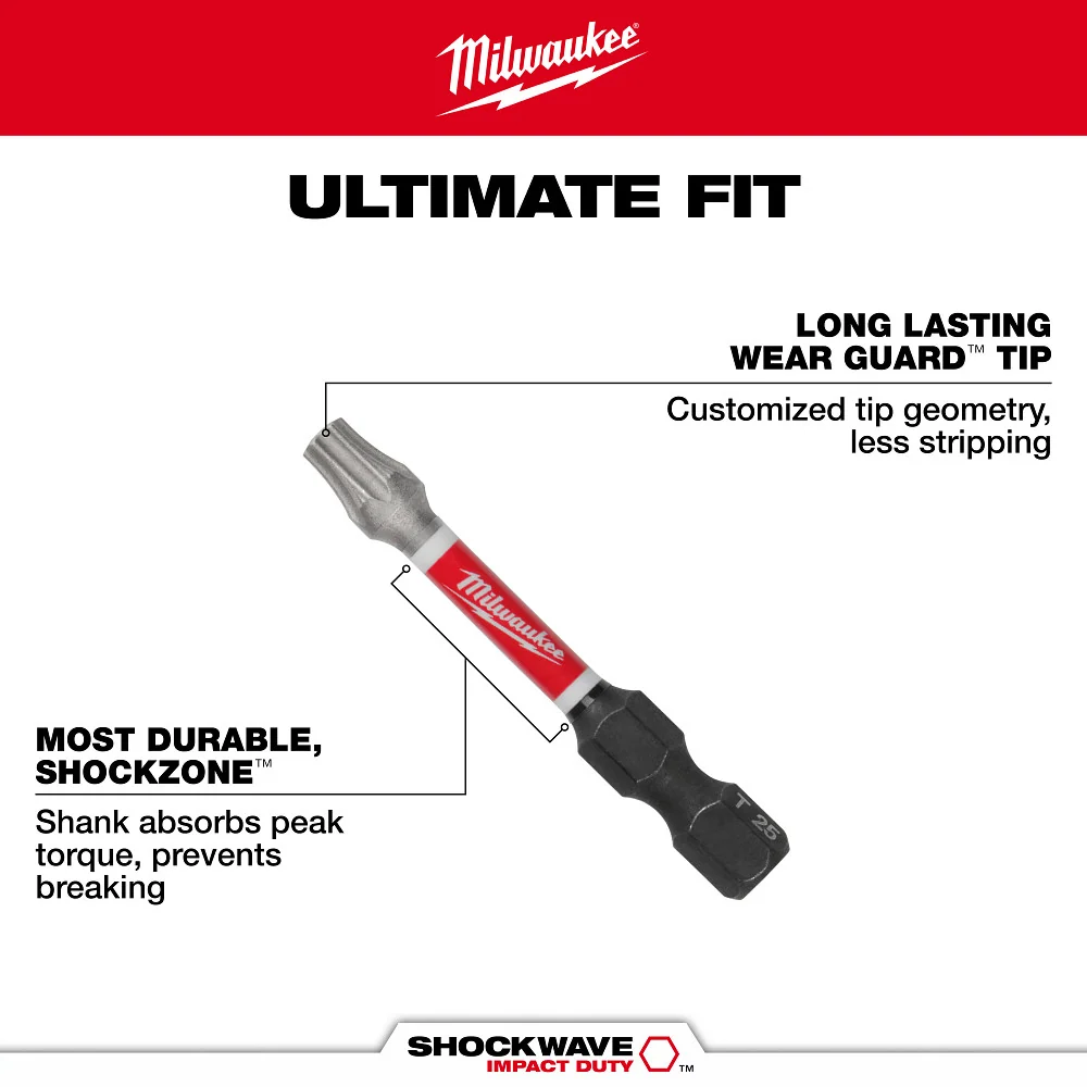 Milwaukee Tools 6" T27 Impact Driver Bit 48-32-4847