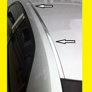 2006-2011 Honda Civic Chroom Roof Top Trim Molding Kit - 2 Door Coupe