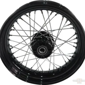 21 x 2.15" Front Wheel, 40-Spoke, Zwart Harley-Davidson