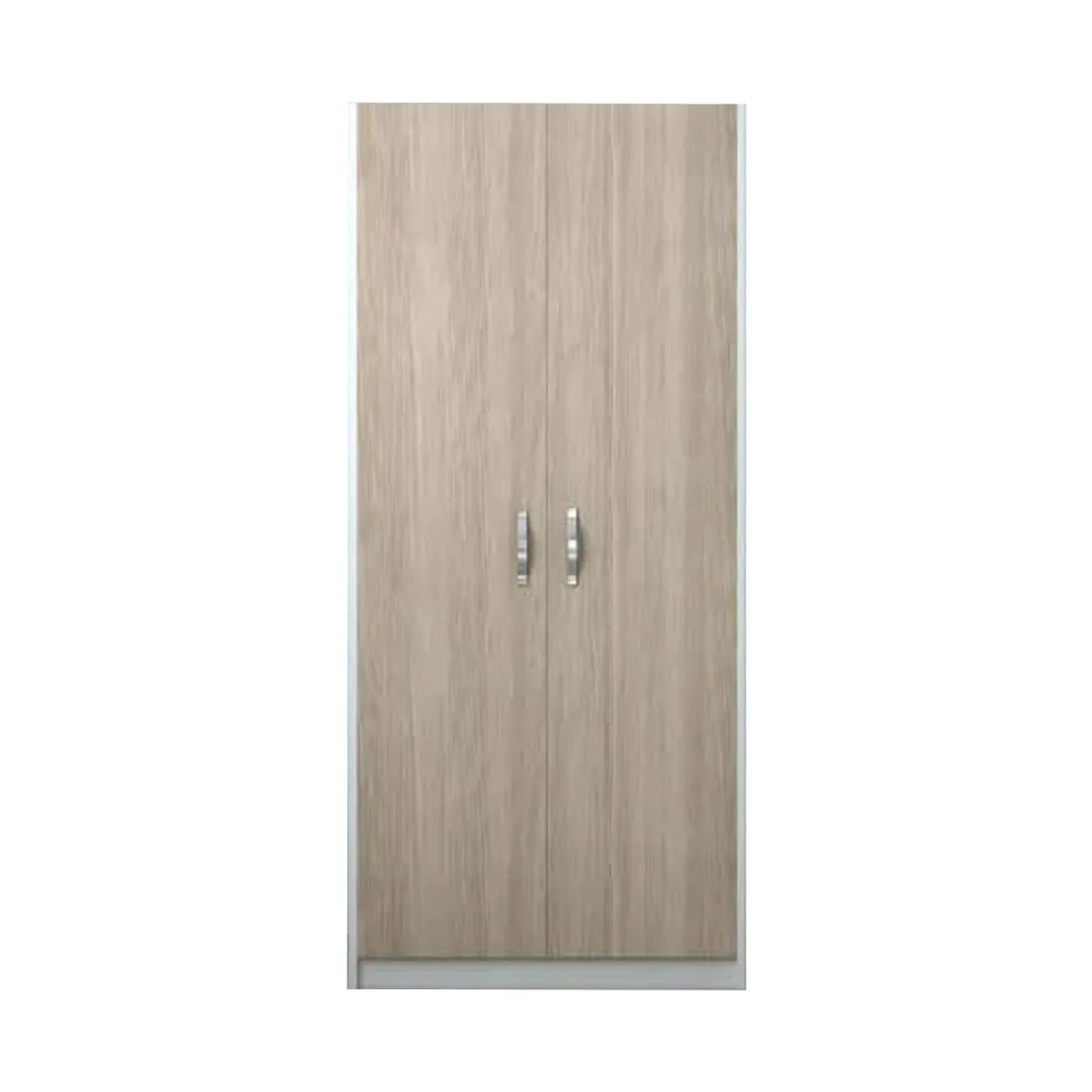 2-door wardrobe Actueel model - Elm/White voor terreinvoertuigen