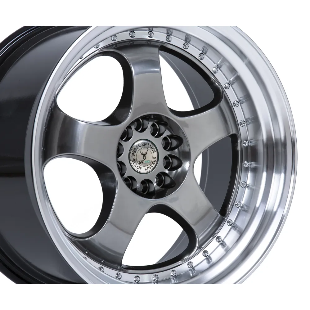 59°North D-002 19x10.5" 5x108/112 ET22, Hyper Ravenzwart