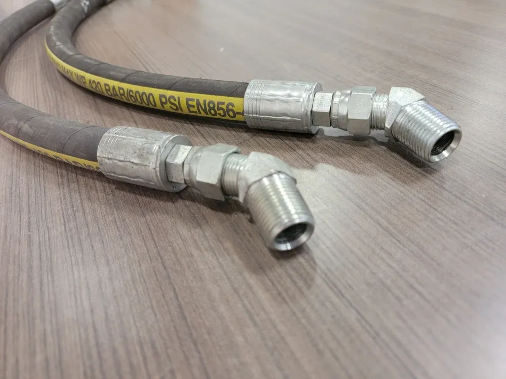 1/2" 6000 Psi Hydraulic Hoses HSPA ( 1 set 2)