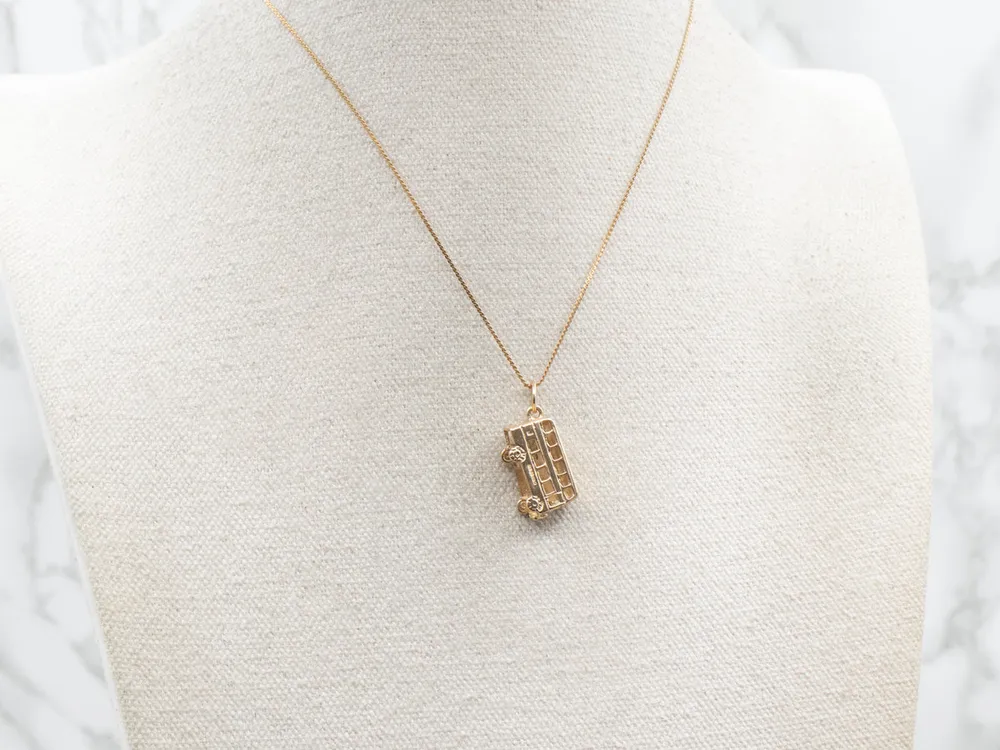 9Ct Yellow Gold Tweevoudig Decker Bus British Charm