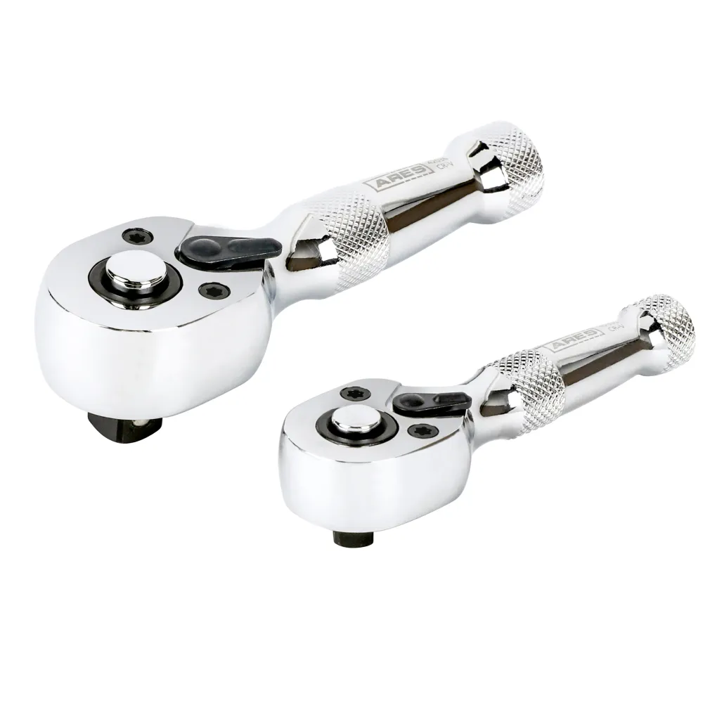 ARES 42037 - 2-Piece 72-Tooth Stubby Ratchet Set