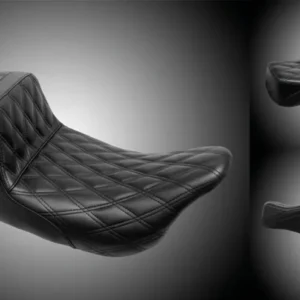 Asiento Tailwhip, Tweevoudig Diamond Stitch Para Harley Davidson