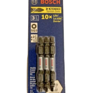 Bosch Impact Tough SQ3 Phillips Duo End Bit Set