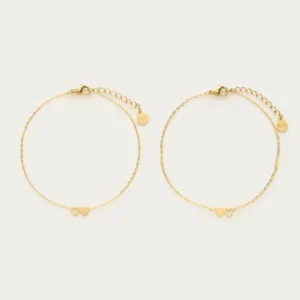 Bracelet Set Two Heart Designs - Directe Montage