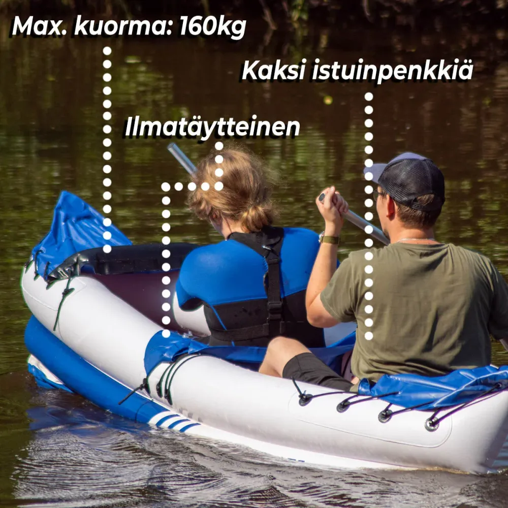Deep Sea Kayak, 2 person compatibel met Ford Focus MK3