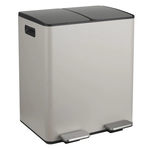 Demperbevestiging Aliya pedal bin 2 x 20Lt. doffe dove color