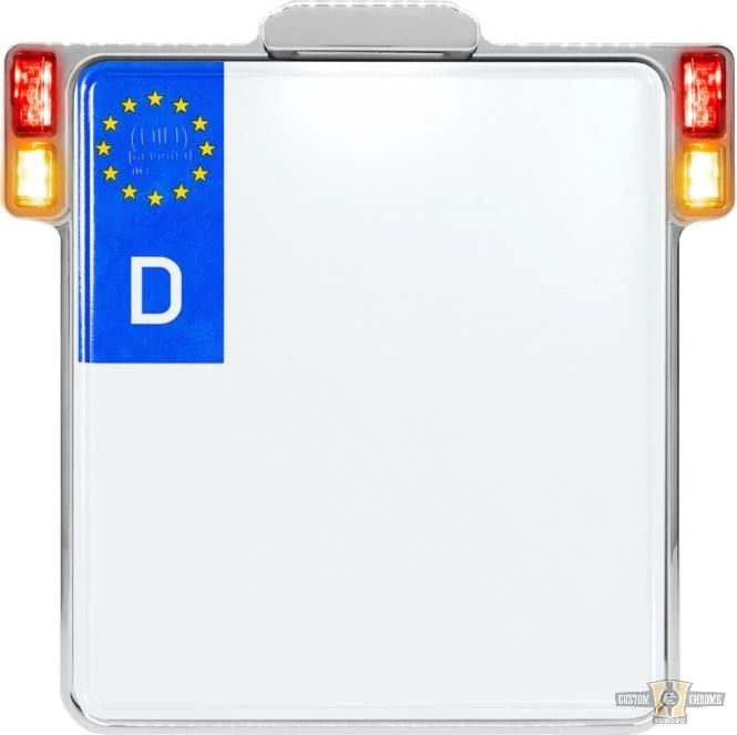 Demperbevestiging ALL-INN 2.0 License Plate Base Plate Chroom Harley-Davidson
