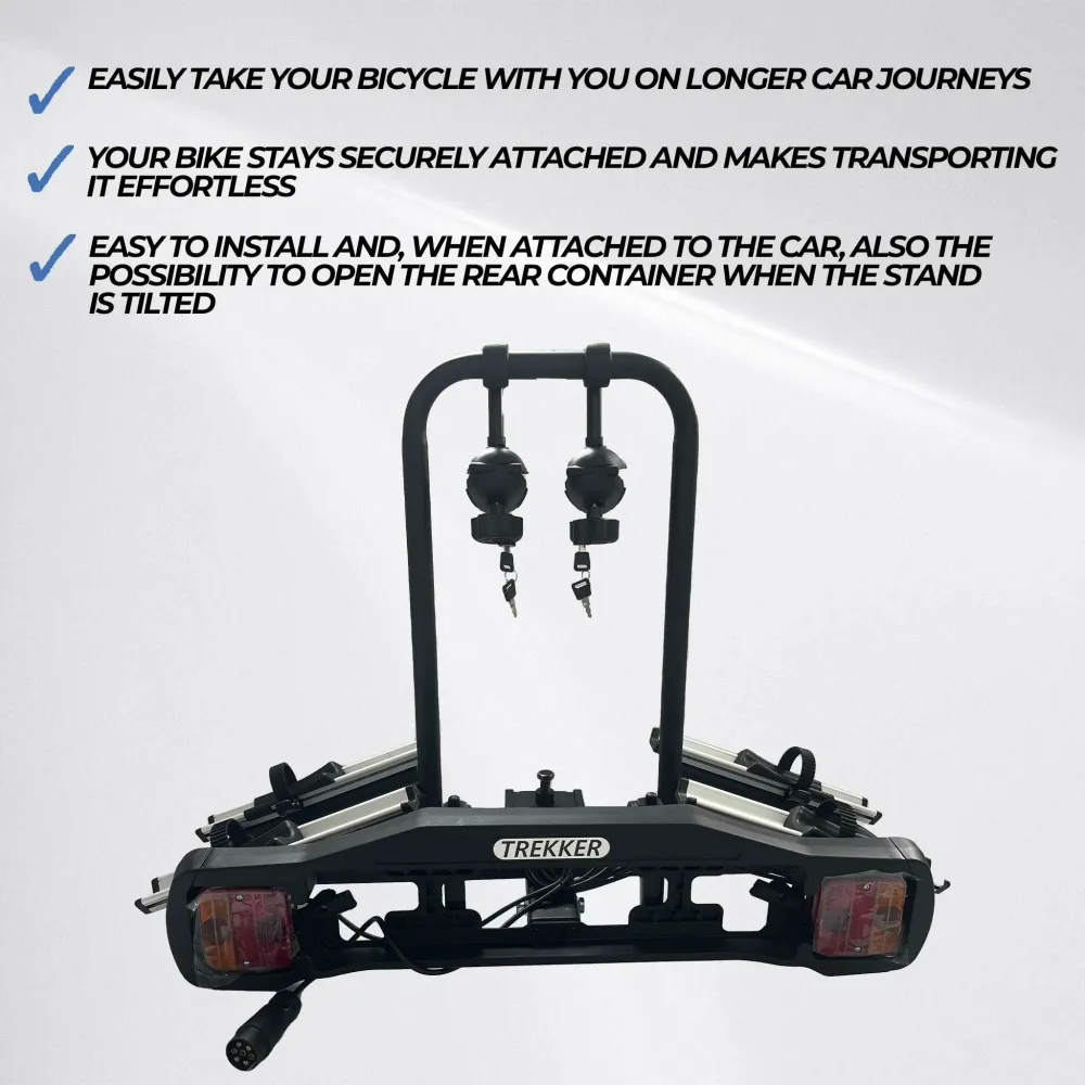 Demperbevestiging Trekker Bike Rack car, 2 bikes R200