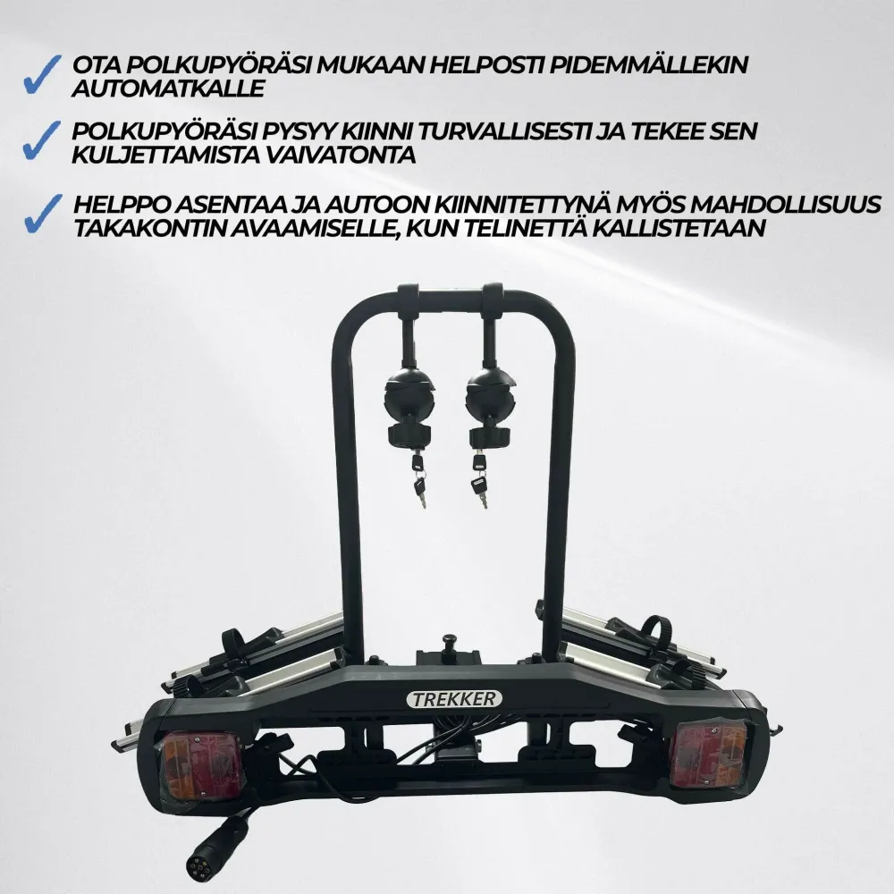Demperbevestiging Trekker Bike Rack car, 2 bikes R200