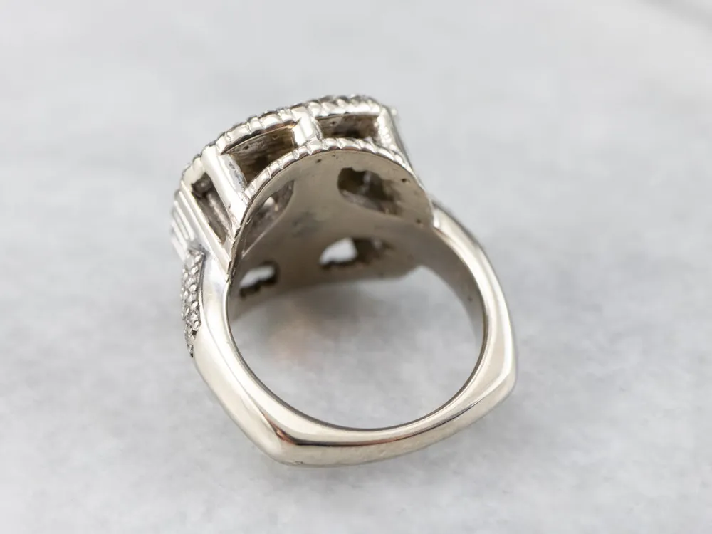 Diamond Double Halo Engagement Ring