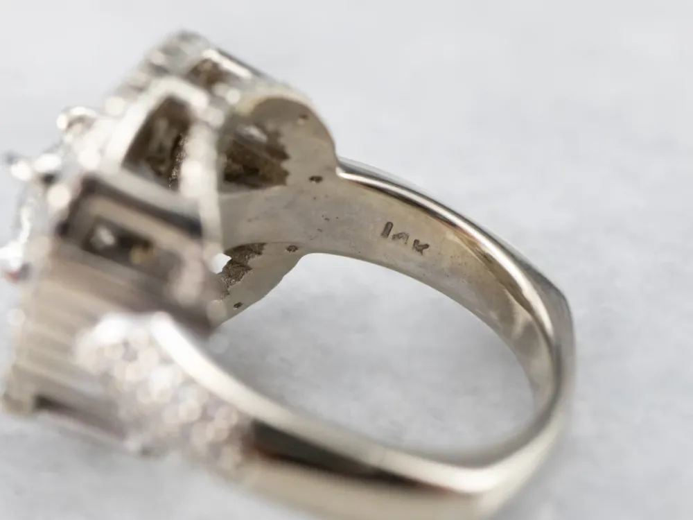 Diamond Double Halo Engagement Ring