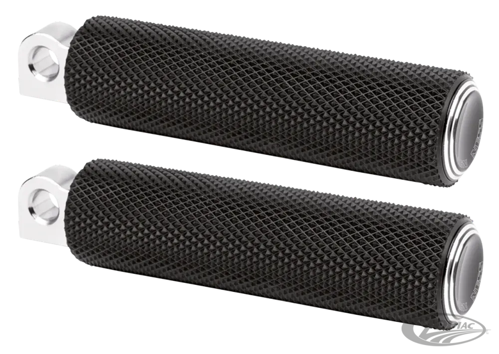 Dual Ring Fusion Footpegs - Black Harley-Davidson