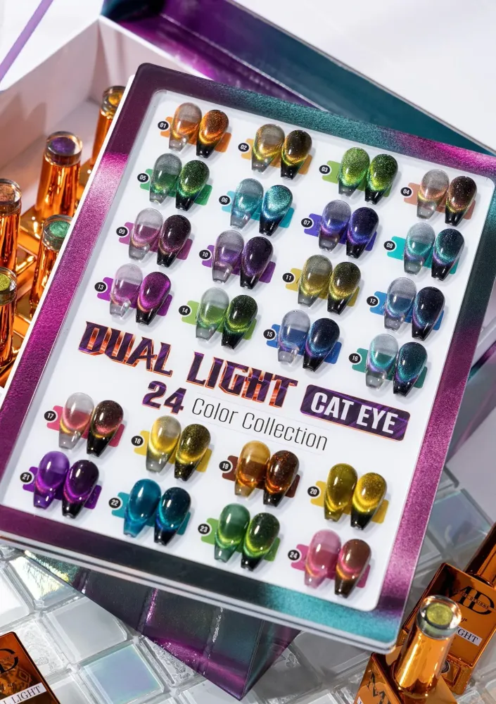 MD Dubbel Light Cat Eyes - 24 Colors