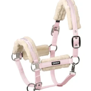 Faux Fur Halter Tweeling Pin Powderrose P compatibel met VW Golf 7