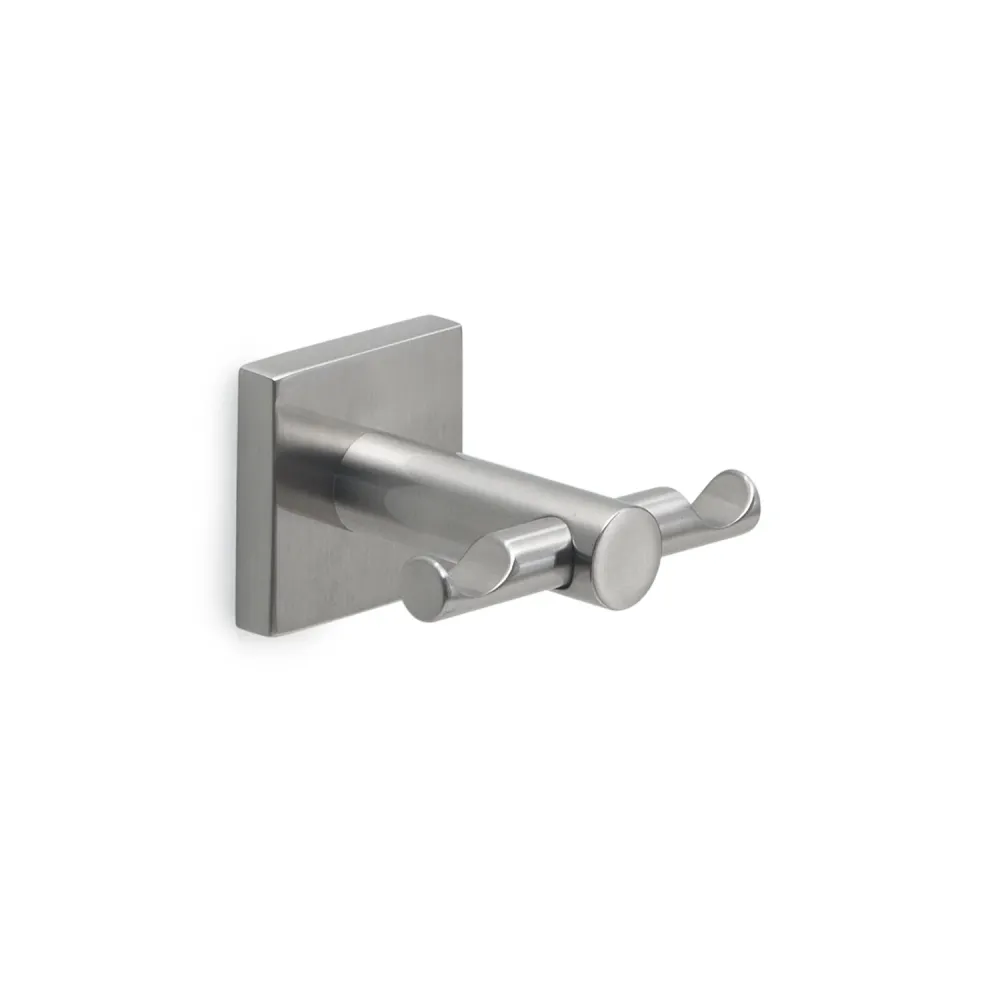 Gedy Fuji series double wall coat rack - Satijnachtig - Set voor vooras