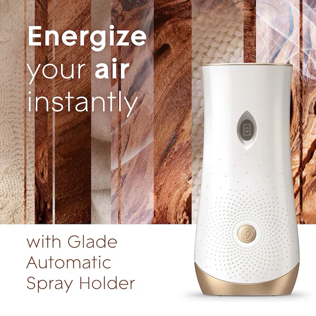 Glade Automatic Refill 6.2-oz Zachte kasjmier Woods Refill Air Freshener (2-Pack)