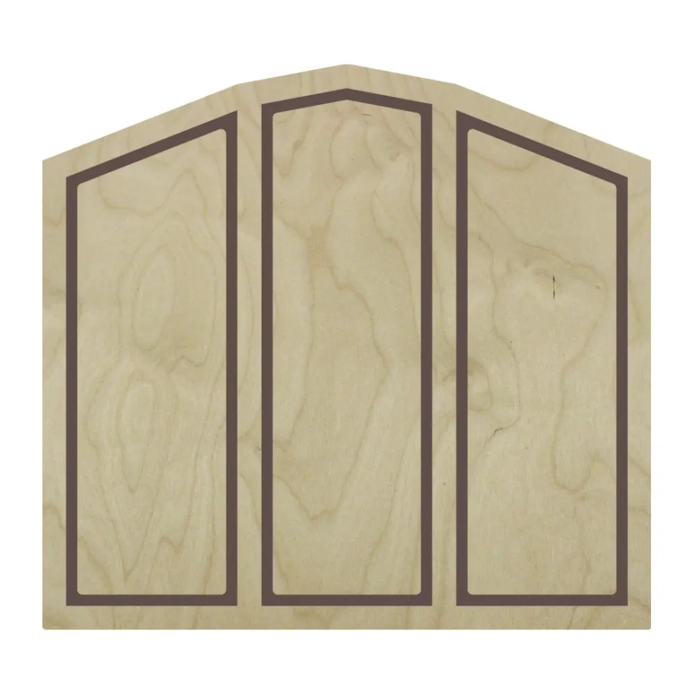 Kogelgewricht Trekell Imperfect Contemporary Triptych Panel - 2 Pack