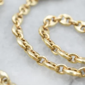 Long Two Tone Gouden Mariner Chain